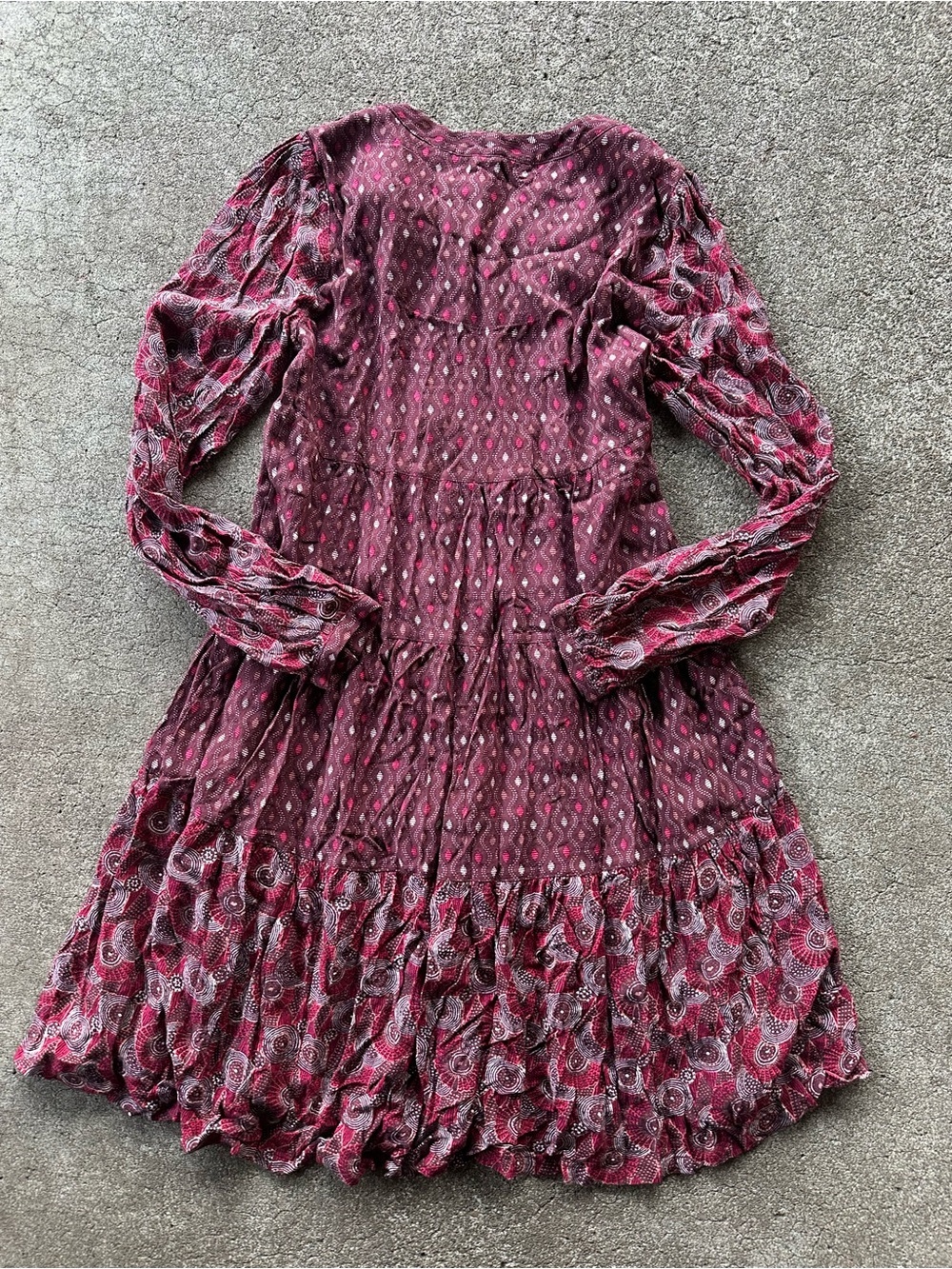 Anthropologie Maeve Amber Tiered Tunic Dress - Picture 3 of 8